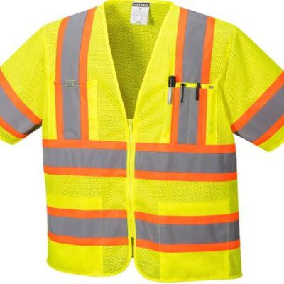 AUGUSTA SLEEVED HI-VIS VEST - US383 Thumbnail