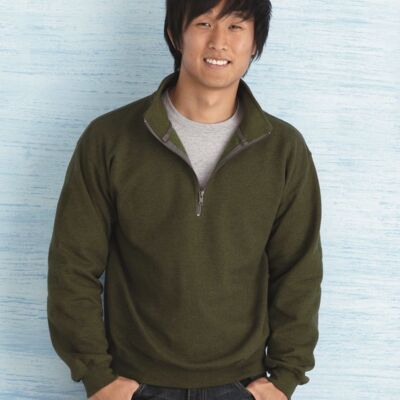 18800 Gildan Heavy Blend Quarter-Zip Cadet Collar Sweatshirt Thumbnail